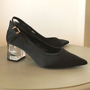 Zara clear heels